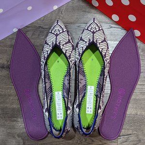 Rothy's Points in Violet (Floral)